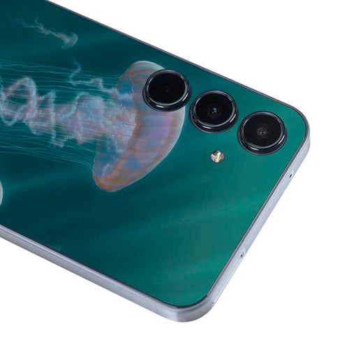 Blue Jellyfish by Vincent Hie Galaxy A36 5G Skin